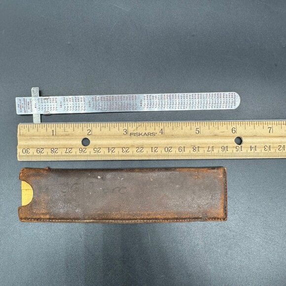 Vintage Drawing Drafting Tool Lot Unis France Slide Rule Compass Pencil As Is - Picture 14 of 14